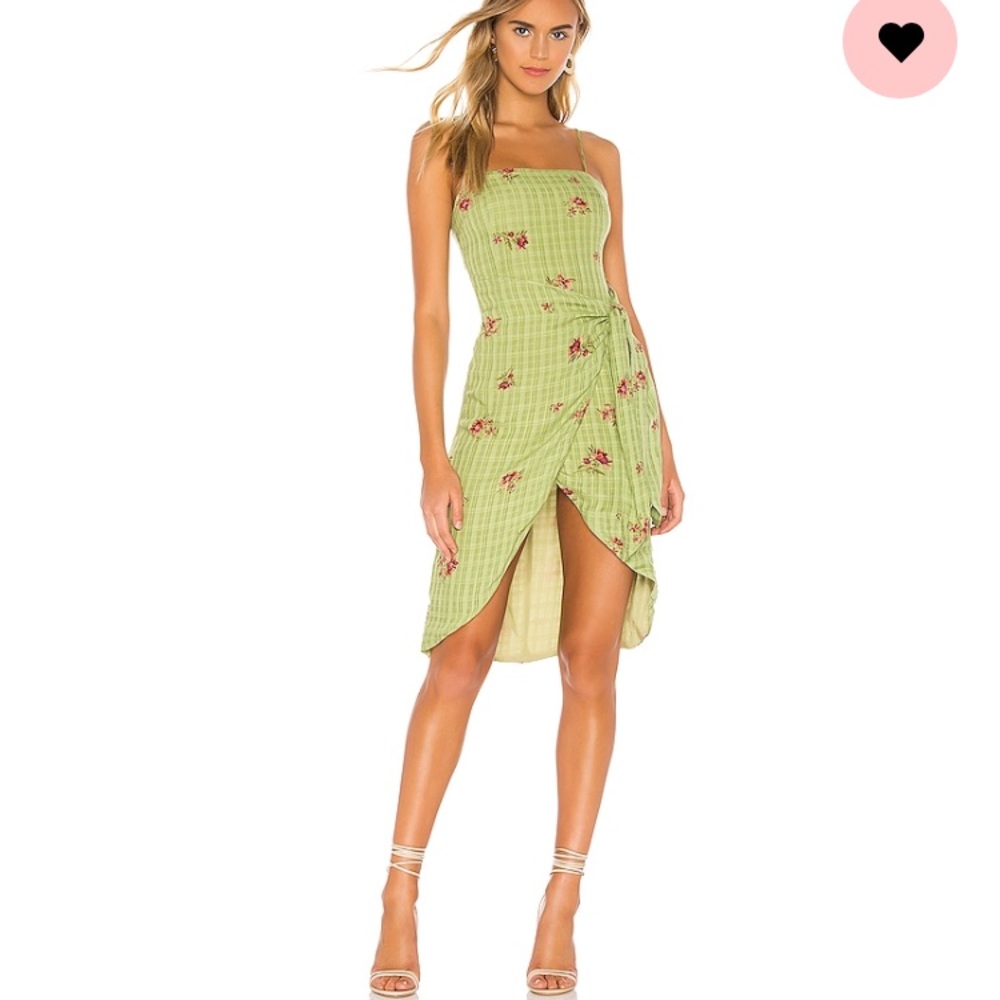 Majorelle Anna Dress Green Picnic L